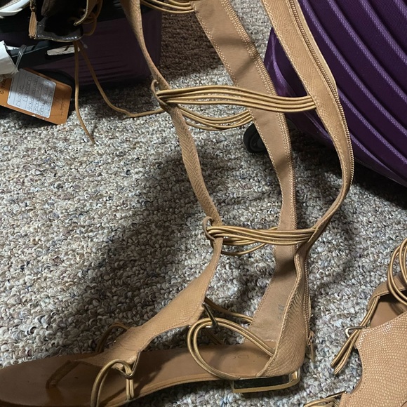 Tall Brown Sandals - Picture 3 of 3